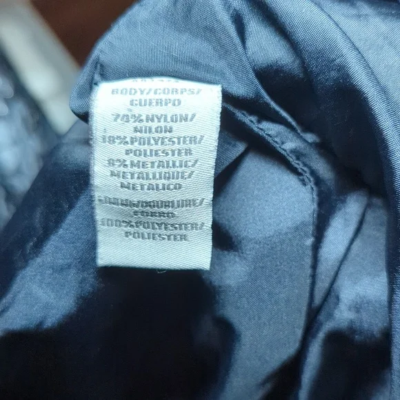 Theia Floral Slate Ballgown Silver Jacquard Floral Formal Dress Women's Size 16 - Picture 4 of 7